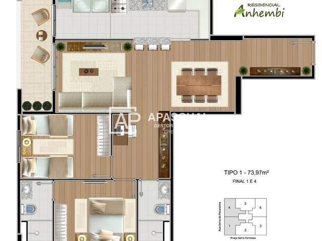 Apartamento para Venda em São José dos Campos - 3