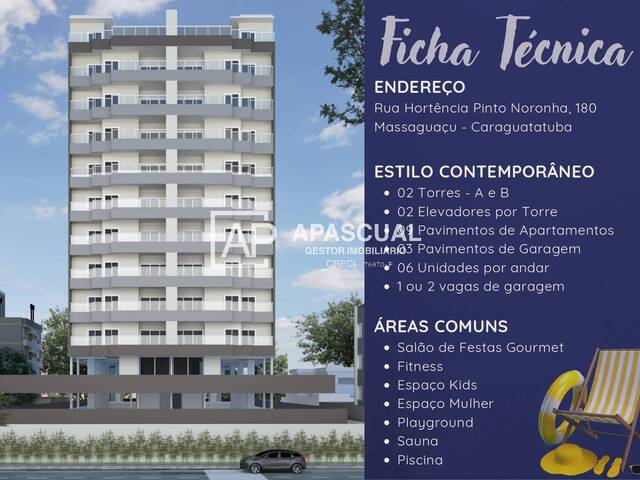 Apartamento para Venda em Caraguatatuba - 1