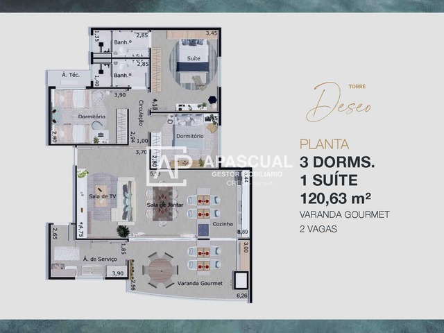 #2162 - Apartamento para Venda em Caraguatatuba - SP