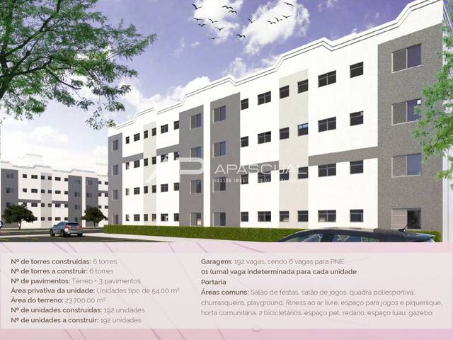 #2352 - Apartamento para Venda em Jacareí - SP