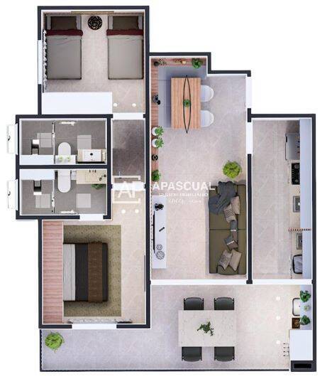 Apartamento à venda com 2 quartos, 58m² - Foto 13