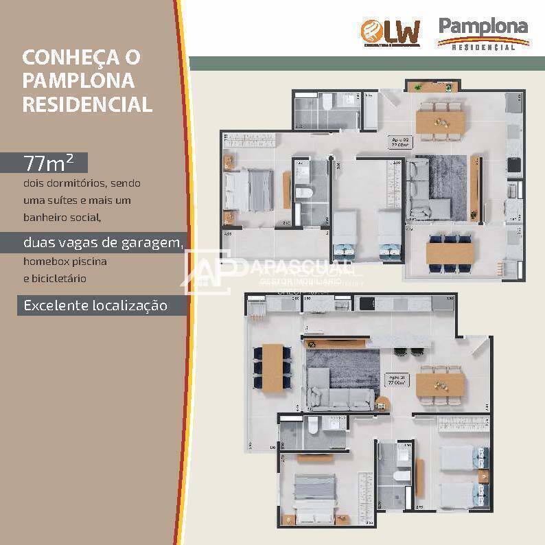 Apartamento, 2 quartos, 77 m² - Foto 4