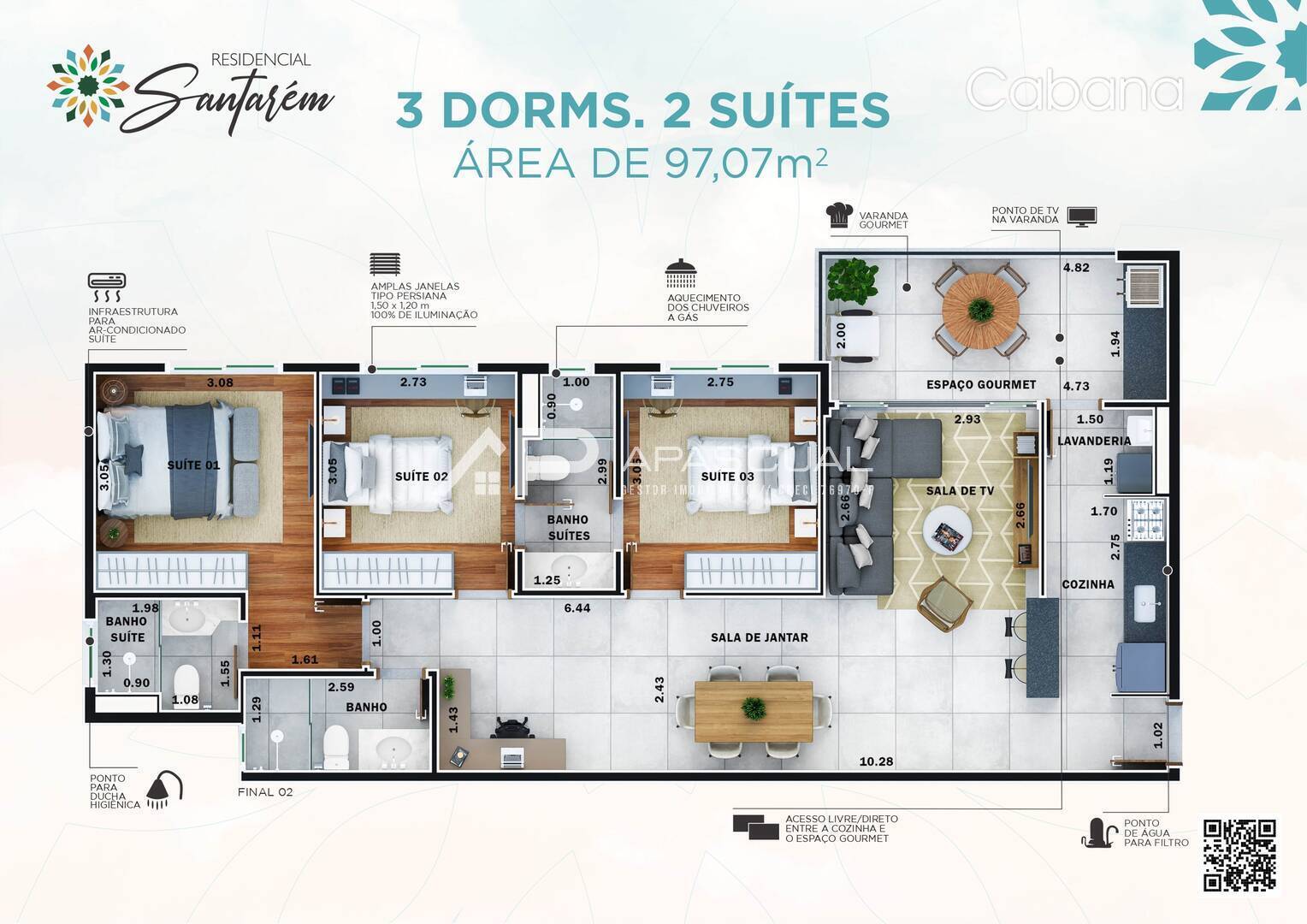 Apartamento, 2 quartos, 75 m² - Foto 11